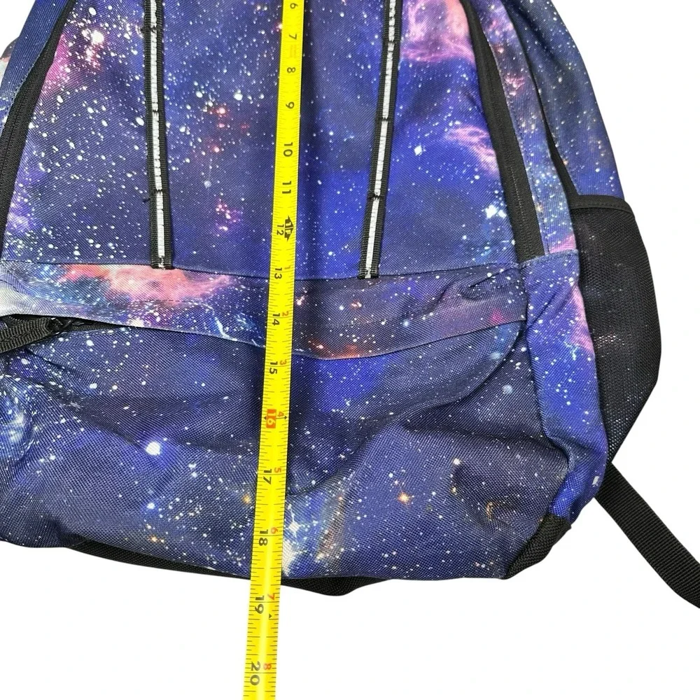 Lands' End Galaxy Kids Backpack School Bag & Lunch Bag Box Space Print Blue